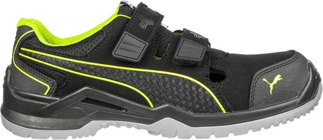 PUMA Neodyme Green Laah S1P 644300 Veiligheidsschoen - Zwart/Groen