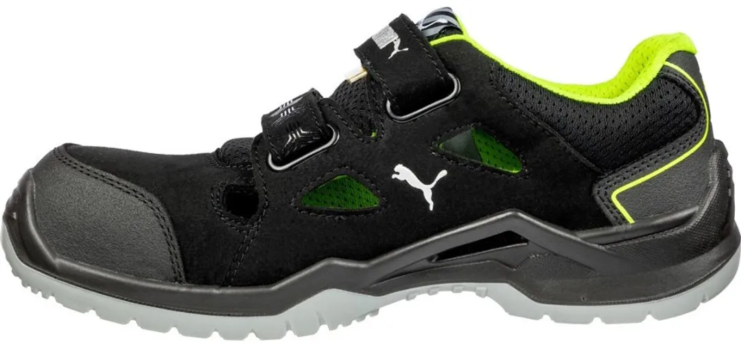 PUMA Neodyme Green Laah S1P 644300 Veiligheidsschoen - Zwart/Groen