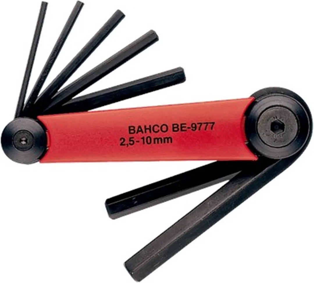 Bahco BE-9776 7-delige Inbussleutelset - uitklapbaar model - 1,5-6mm