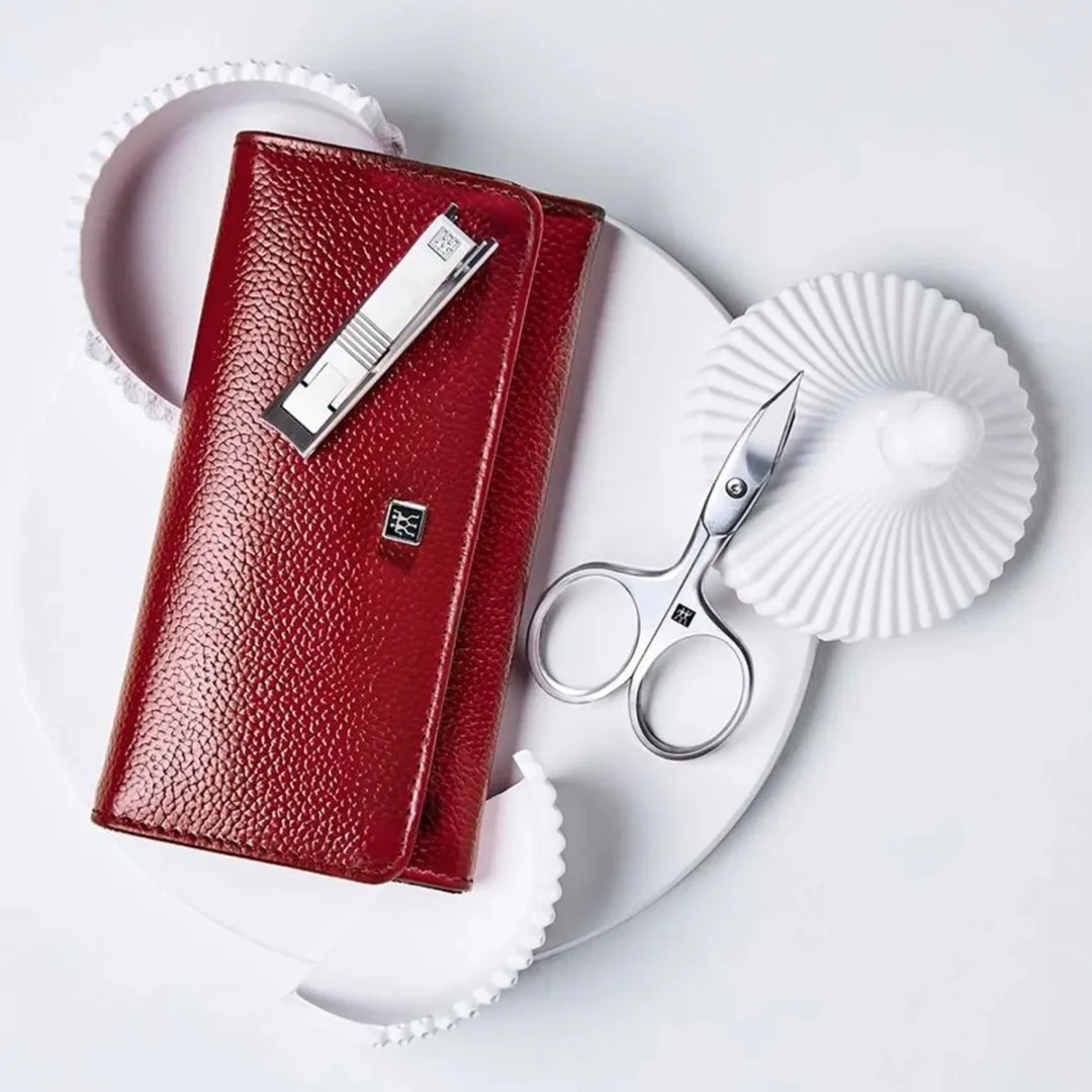 Zwilling Snap Fastener Case - 5 Stuks Rood