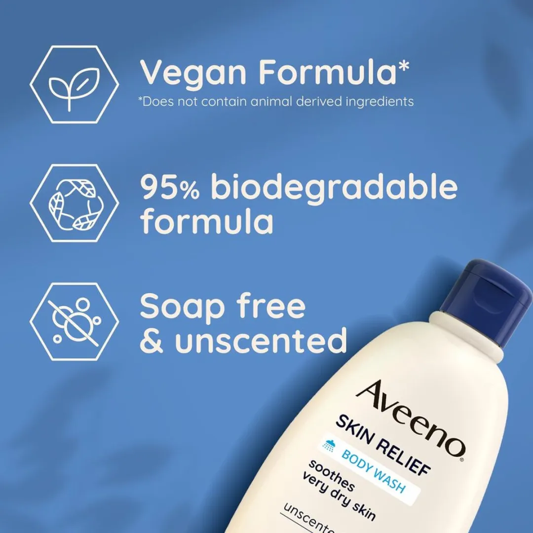 Aveeno Skin Relief Body Wash 500ml - afbeelding 6 van 6