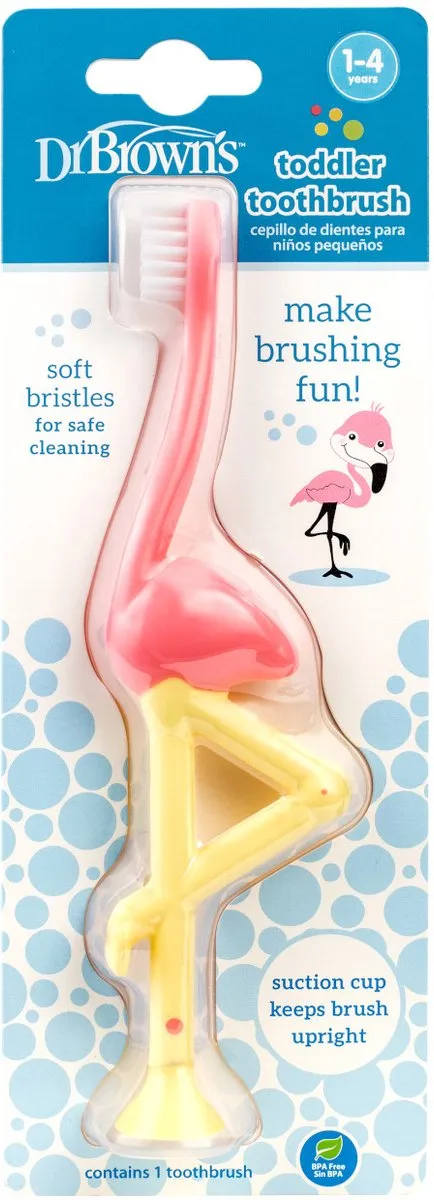Dr. Brown's Baby's Tandenborstel - Flamingo