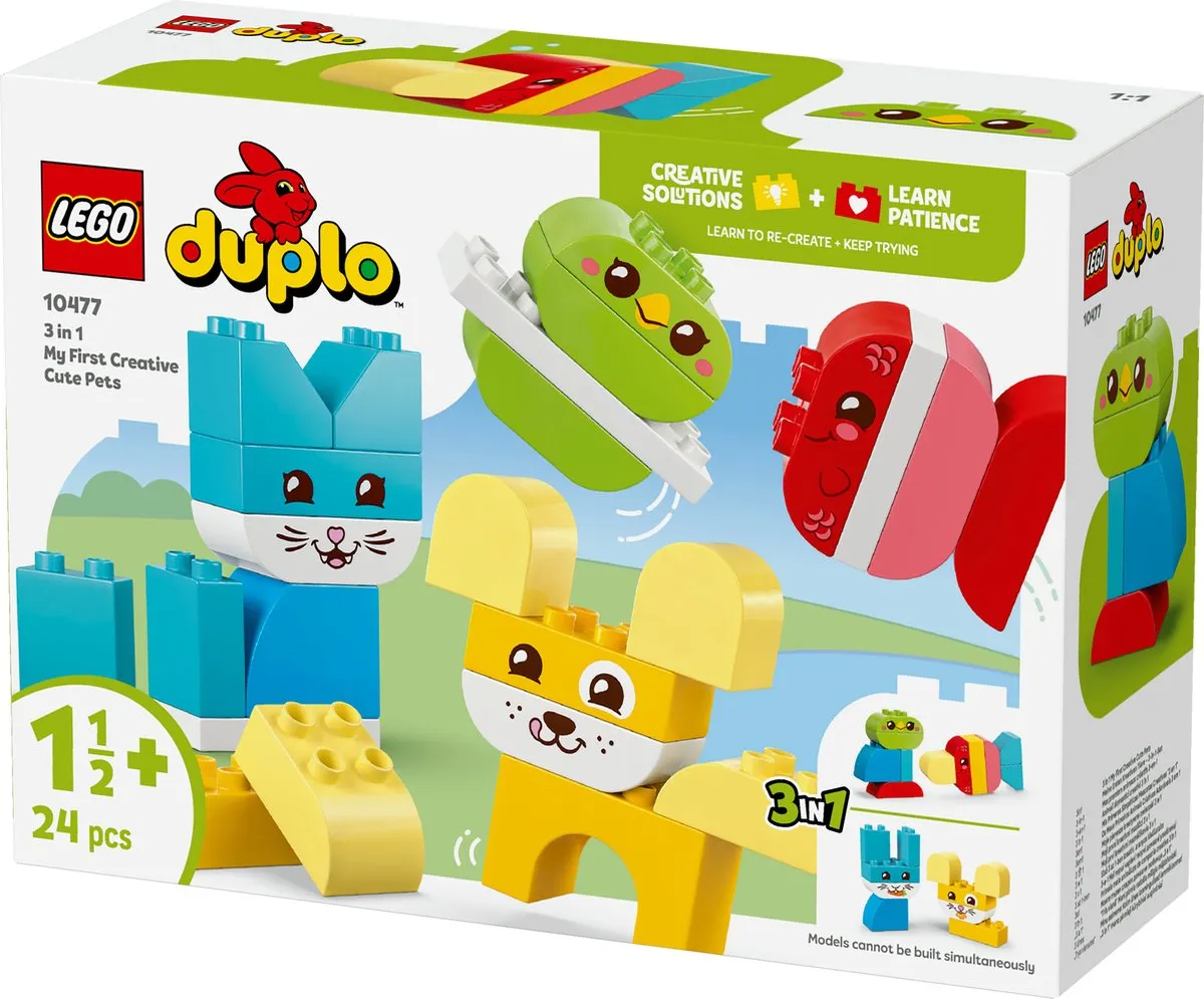 LEGO DUPLO 10477 Creative Cute Pets - 24 Stukken - Multicolor - afbeelding 6 van 6