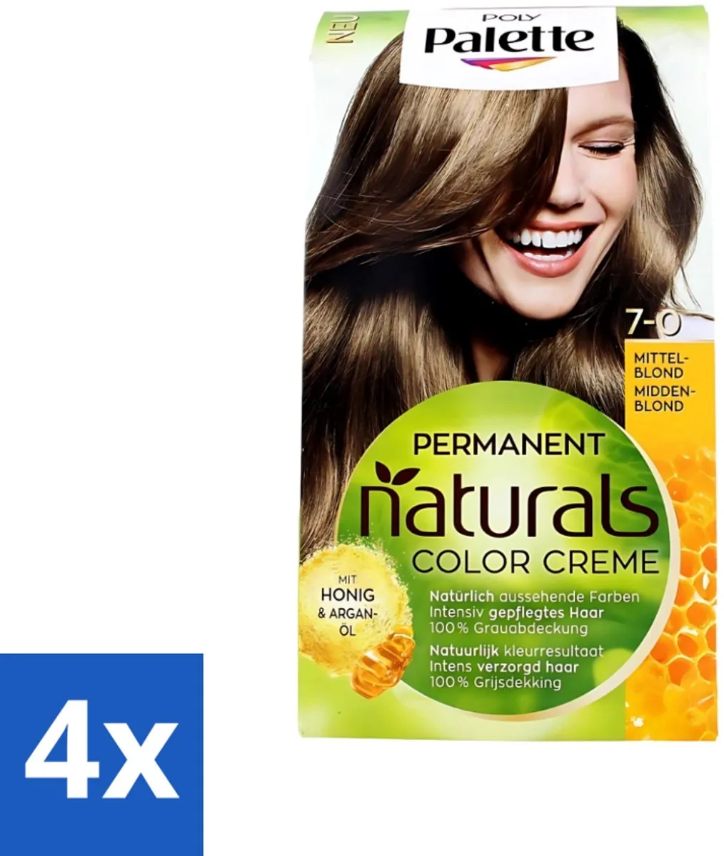 Schwarzkopf Poly Palette Haarverf Middenblond 7-0