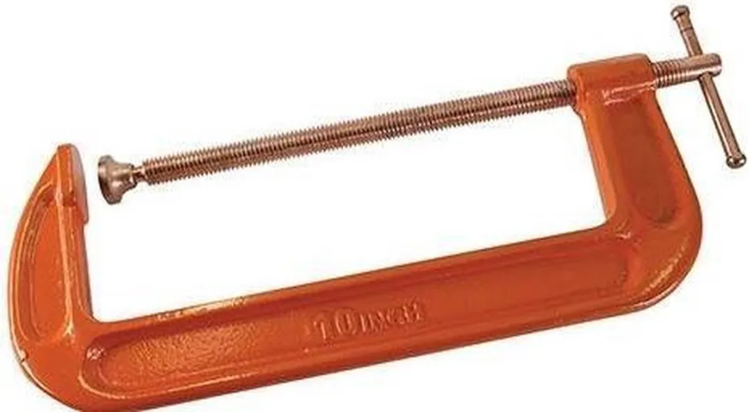 Silverline Gietijzeren G-klem 100mm - Roestbestendig
