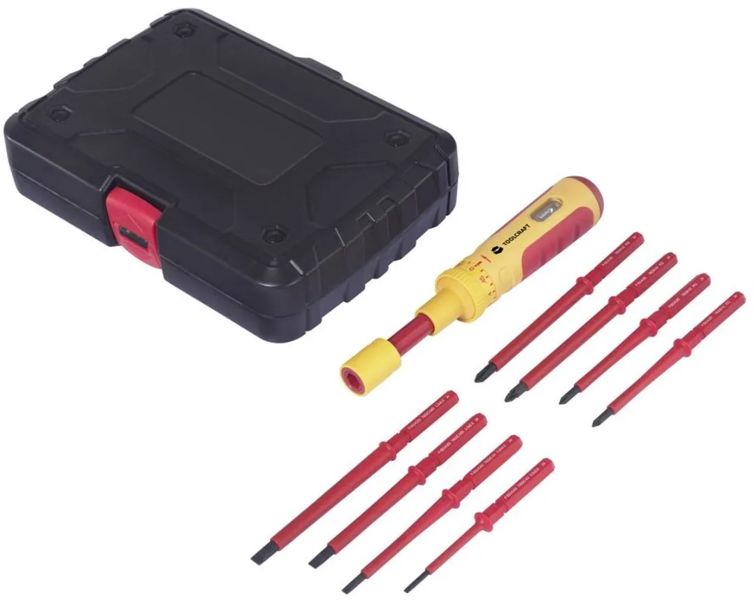 TOOLCRAFT Momentschroevendraaierset VDE 0.5-3 Nm - 9-delig