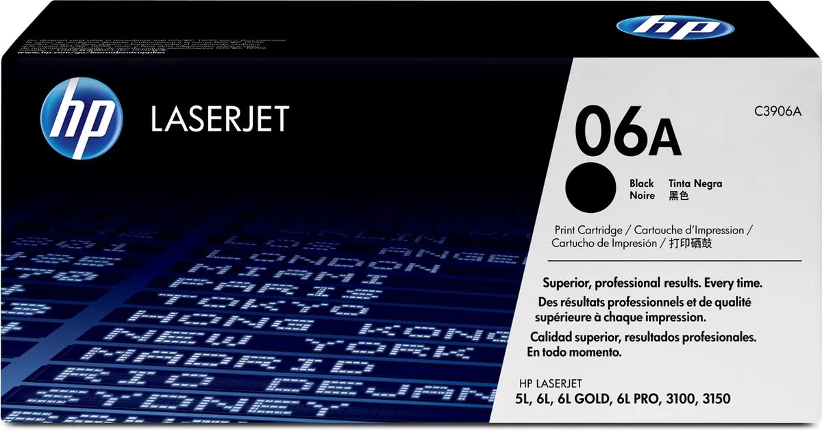 HP 06A C3906A Tonercartridge - Zwart
