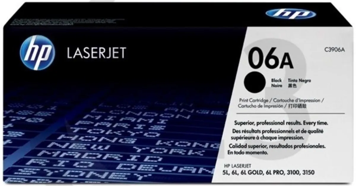 HP 06A C3906A Tonercartridge - Zwart - afbeelding 6 van 6