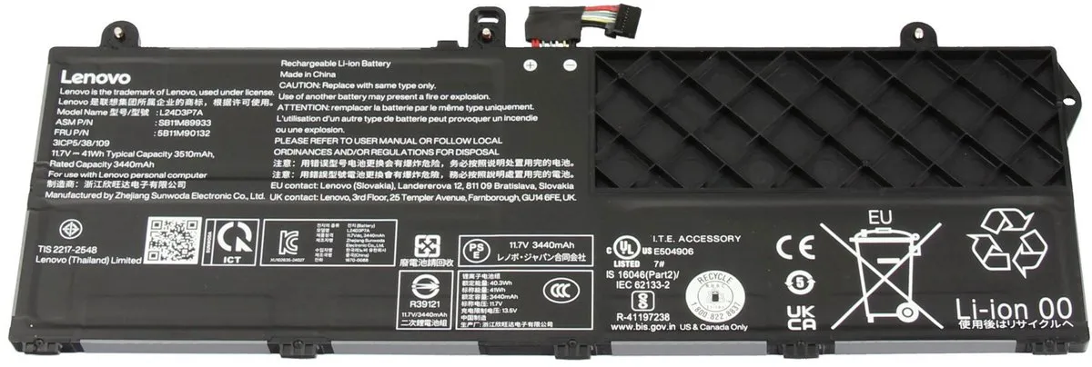 Lenovo 5B11M90131 Laptopbatterij