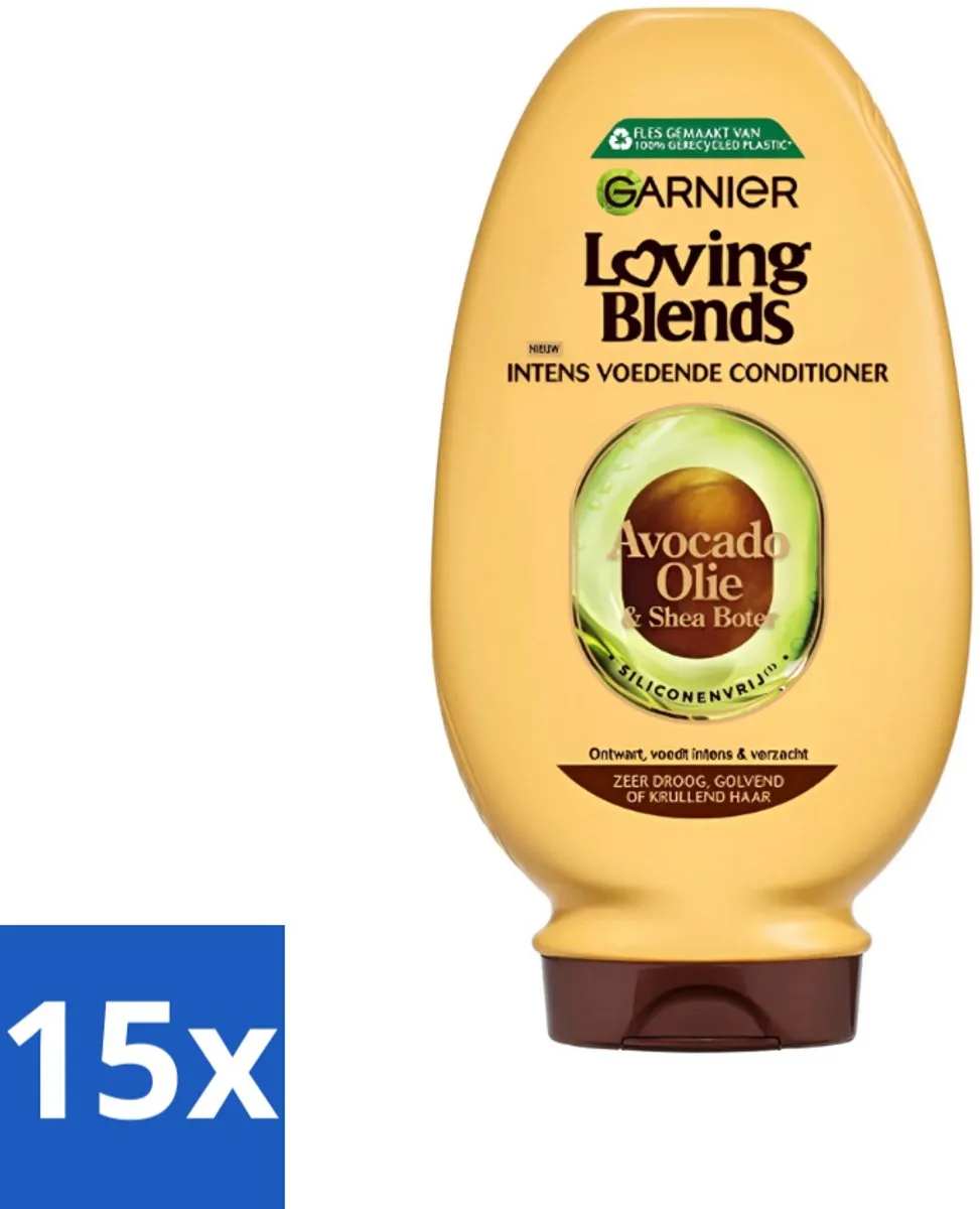 Garnier Loving Blends Conditioner Avocado & Shea Boter 250ml - 15 Stuks
