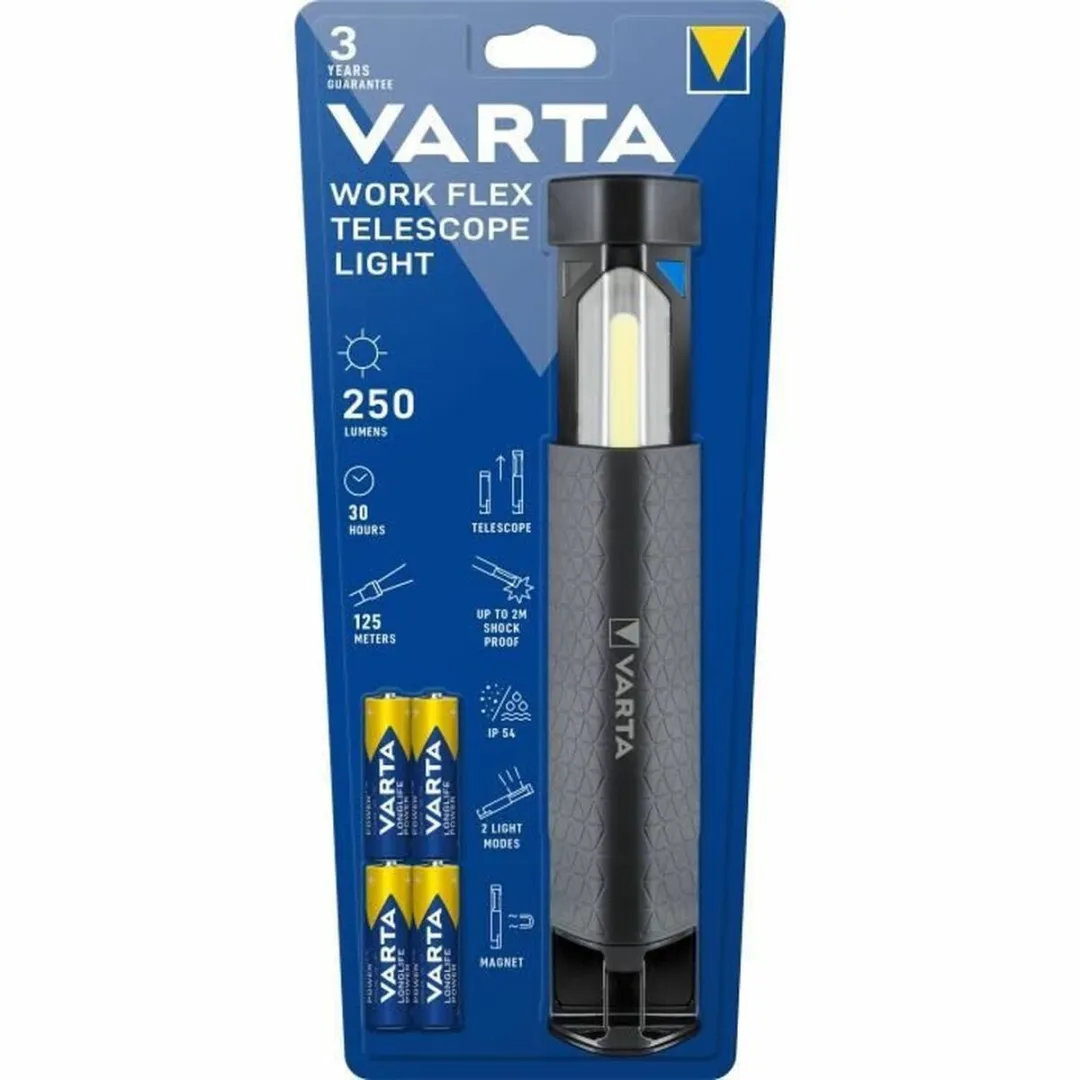 Varta Work Flex Telescooplamp 250lm