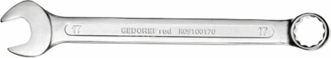 Gedore RED R09100100 Ring-/steeksleutel 10x130mm - Afgebogen