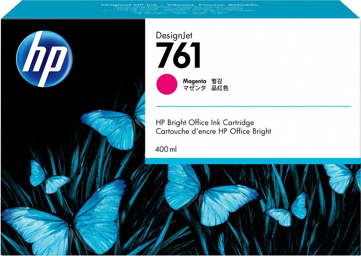 HP 761 Magenta Inktcartridge CM993A - 400ml