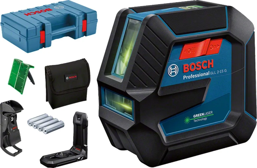 Bosch Professional GLL 2-15 G Kruislijnlaser - Groen - 0601063W02