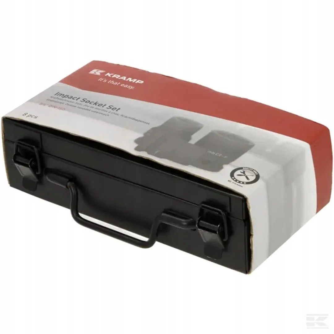Kramp 8-delige Slaghoedjesset 3/4" - Chroom-Molybdeen Staal