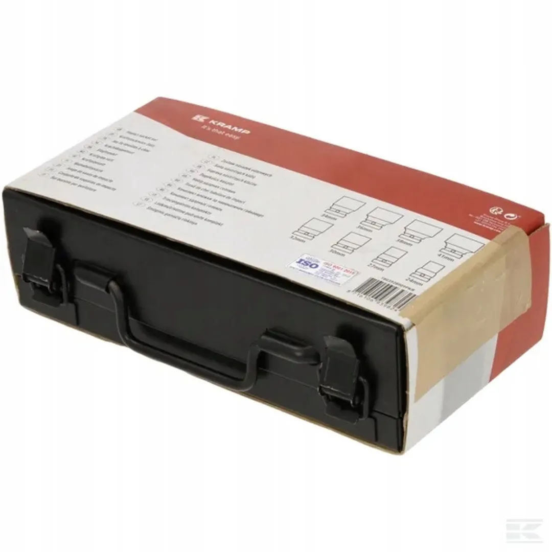 Kramp 8-delige Slaghoedjesset 3/4" - Chroom-Molybdeen Staal