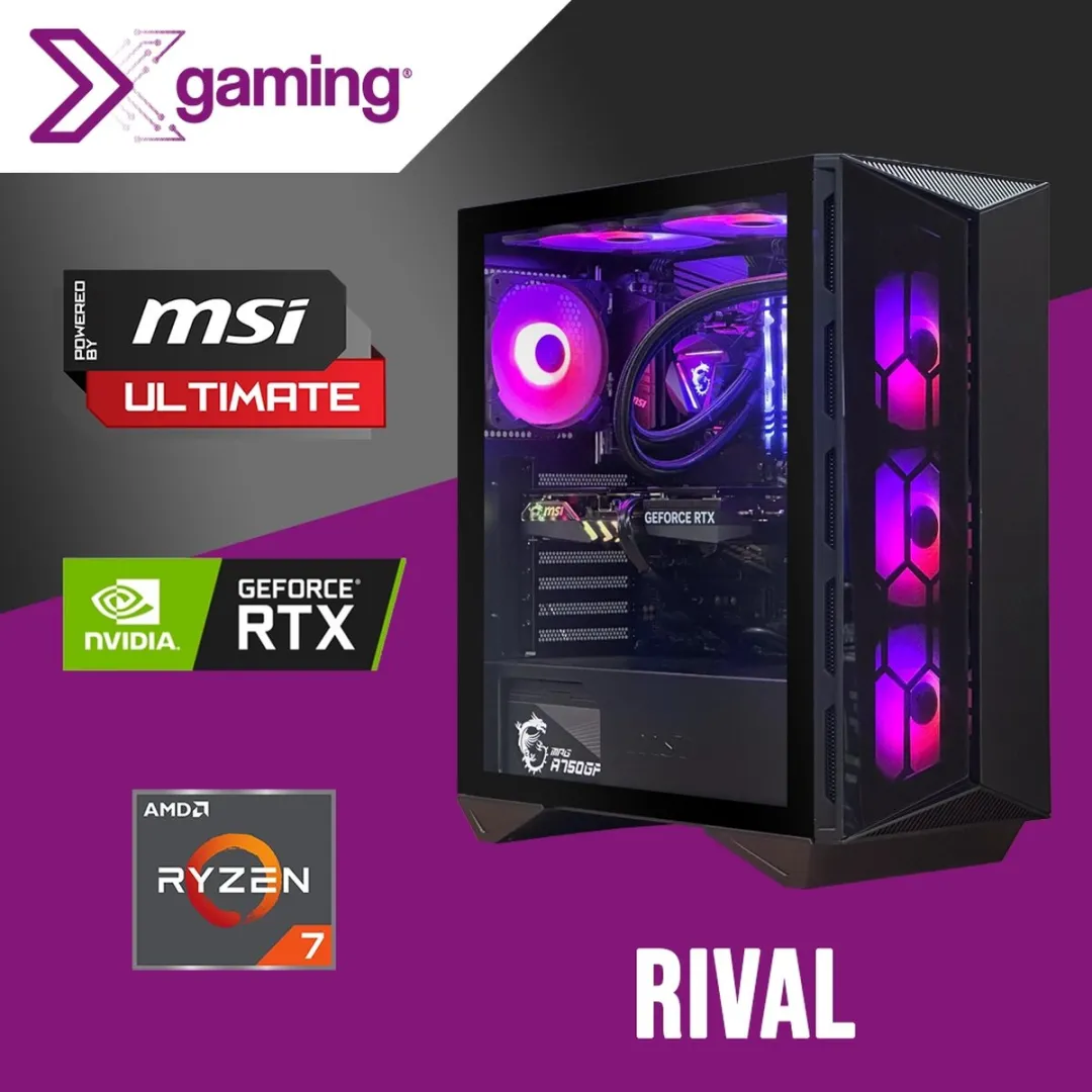 Xgaming Rival Gaming PC - AMD Ryzen 7 5700X RTX 5060 Ti 16GB 1TB SSD - afbeelding 6 van 6