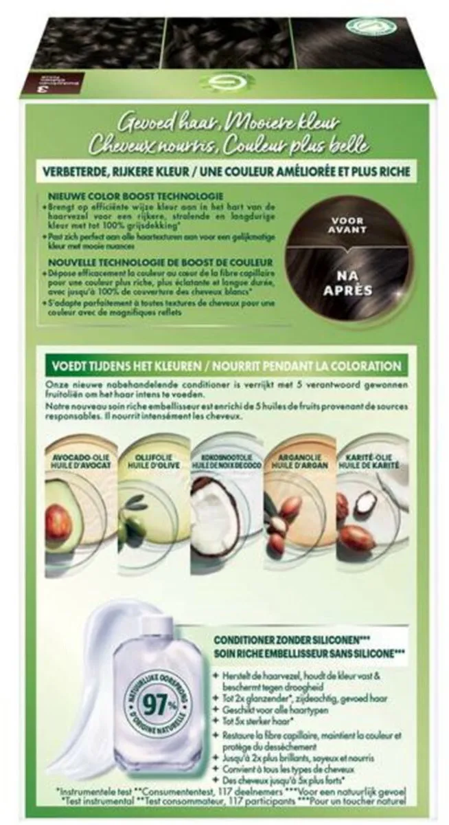 Garnier Nutrisse Ultra Crème Haarkleuring Donkerbruin 824ml