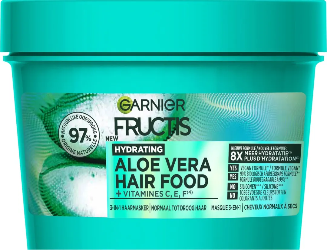 Garnier Fructis Hair Food Aloë Vera 3-in-1 Haarmasker 400ml