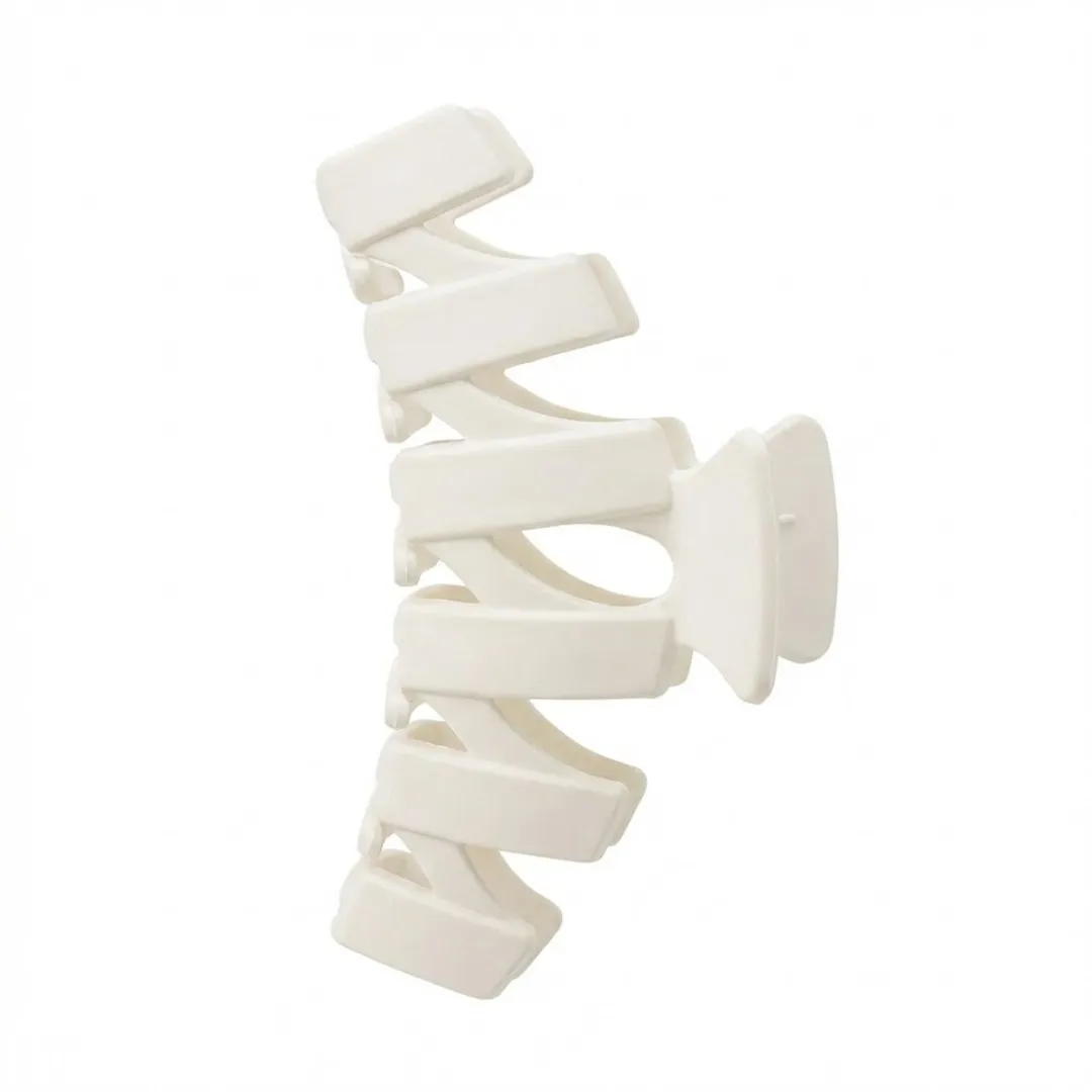 NuveX Witte Marmer Haarclip