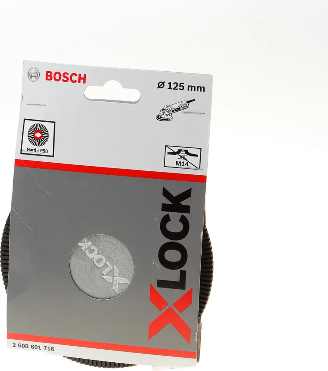 Bosch Professional X-Lock Steunschijf 125mm Hard