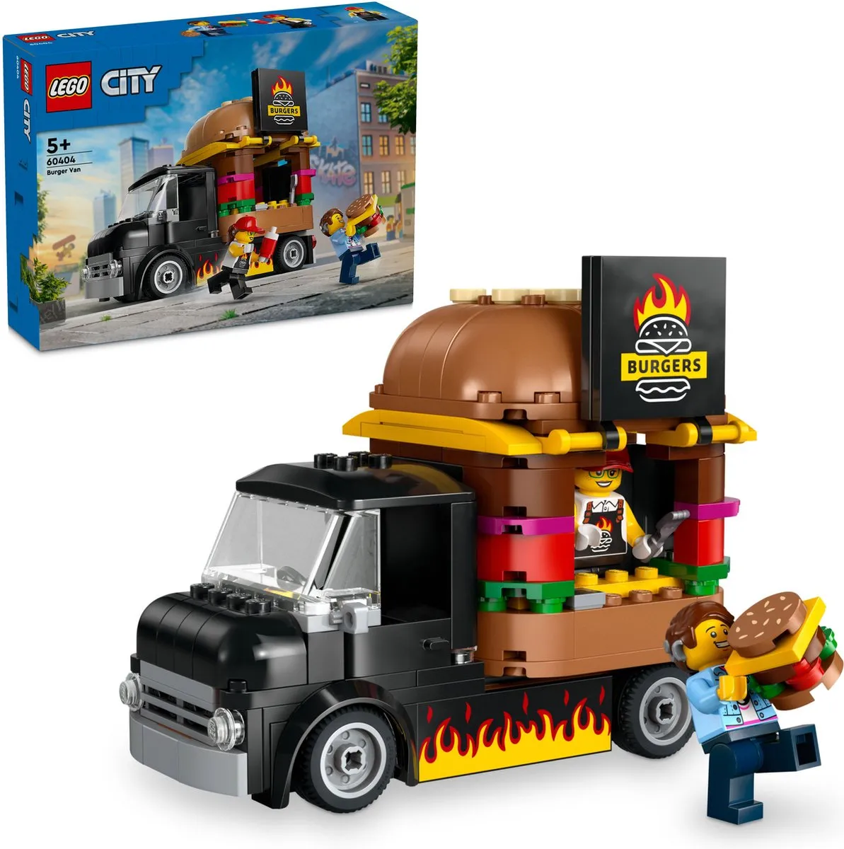 LEGO City Hamburgertruck 60404 - 194 Stukken