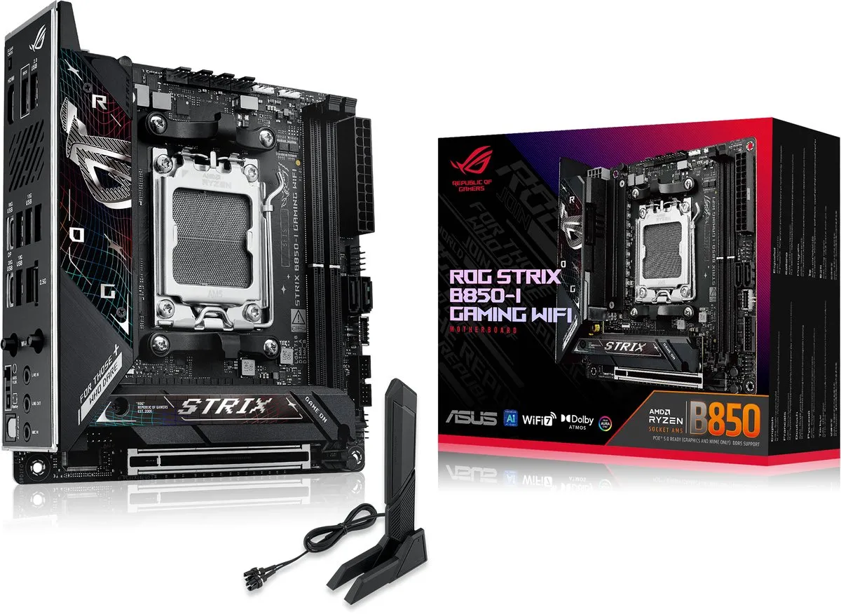 ASUS ROG Strix B850-I Gaming WiFi - Moederbord AM5 - Mini ITX