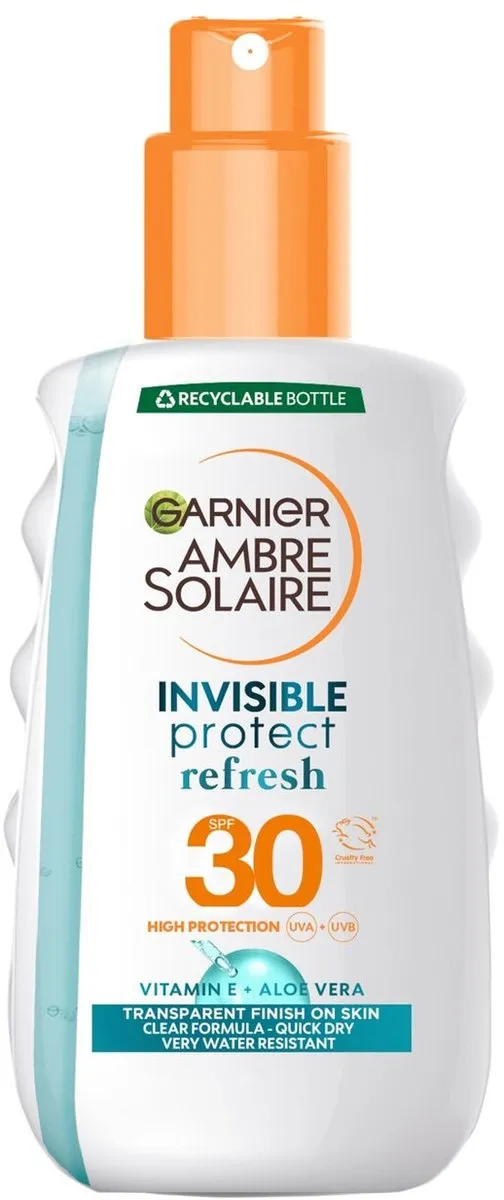 Garnier Clear Protect Delial Zonnebrandspray SPF30 200ml