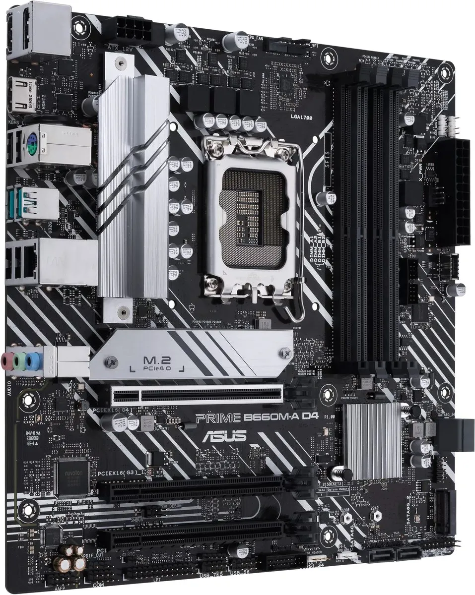 ASUS PRIME B660M-A D4-CSM Moederbord - microATX