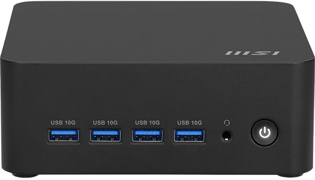 MSI Cubi Z AI 8M-006BEU Mini PC - Zwart