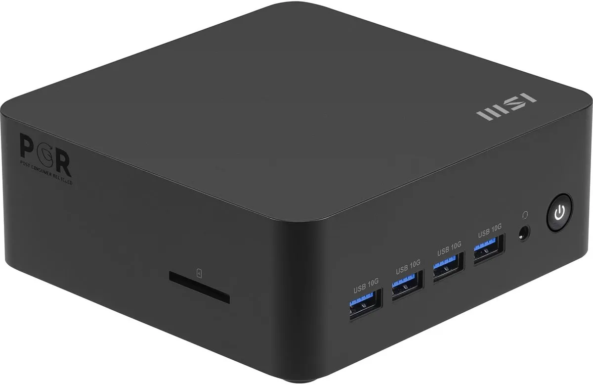 MSI Cubi Z AI 8M-006BEU Mini PC - Zwart