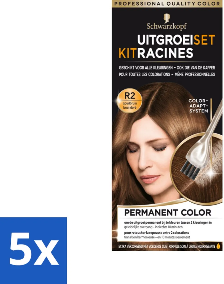 Schwarzkopf Uitgroeiset Haarverf Goudbruin R2