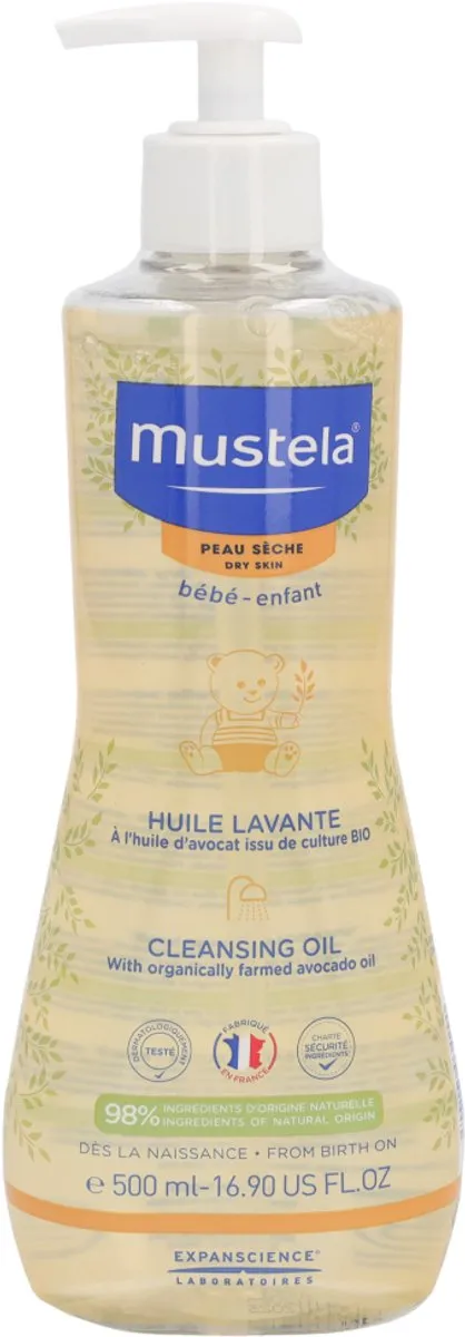 Doucheolie Bébé Mustela (500 ml)