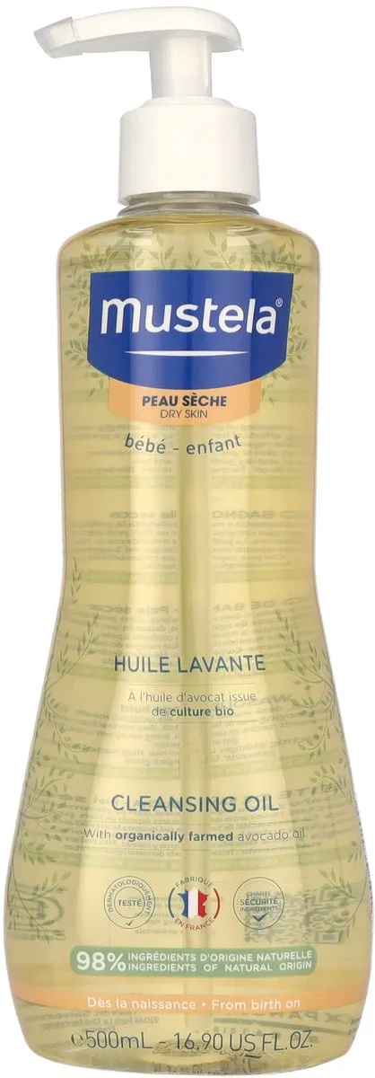 Doucheolie Bébé Mustela (500 ml)