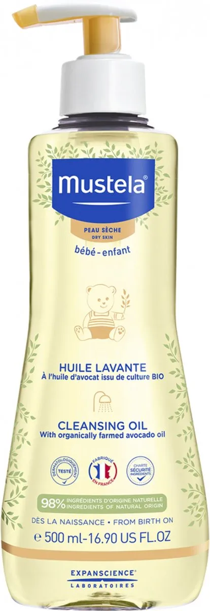 Doucheolie Bébé Mustela (500 ml)