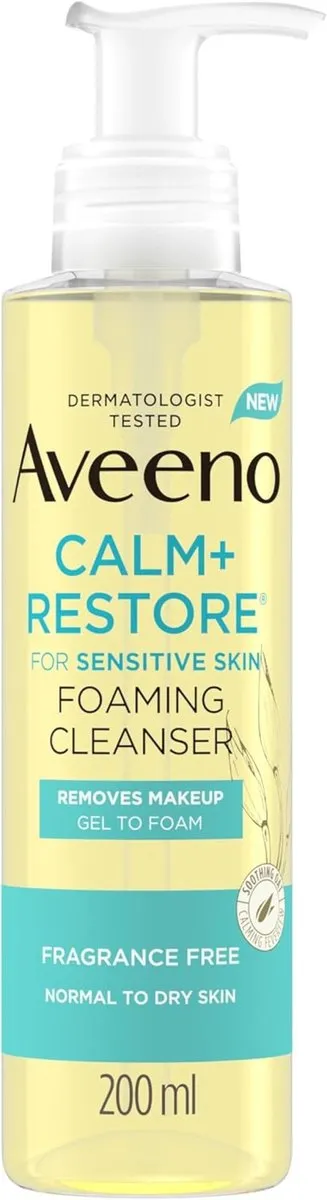 Aveeno Face CALM+RESTORE Gezichtschuimreiniger 200ml
