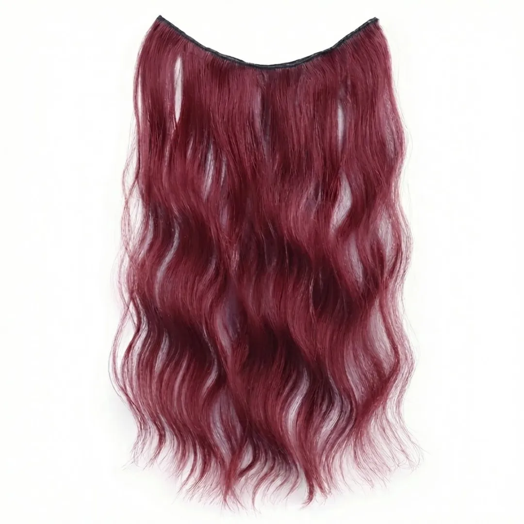NuveX Frambozenrood Clip-in Haar Extensie