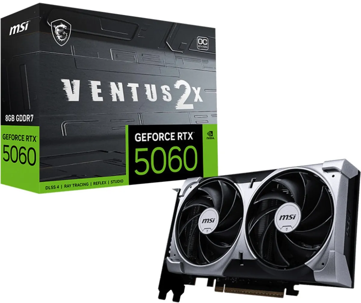 MSI GeForce RTX 5060 8G Ventus 2X OC Videokaart