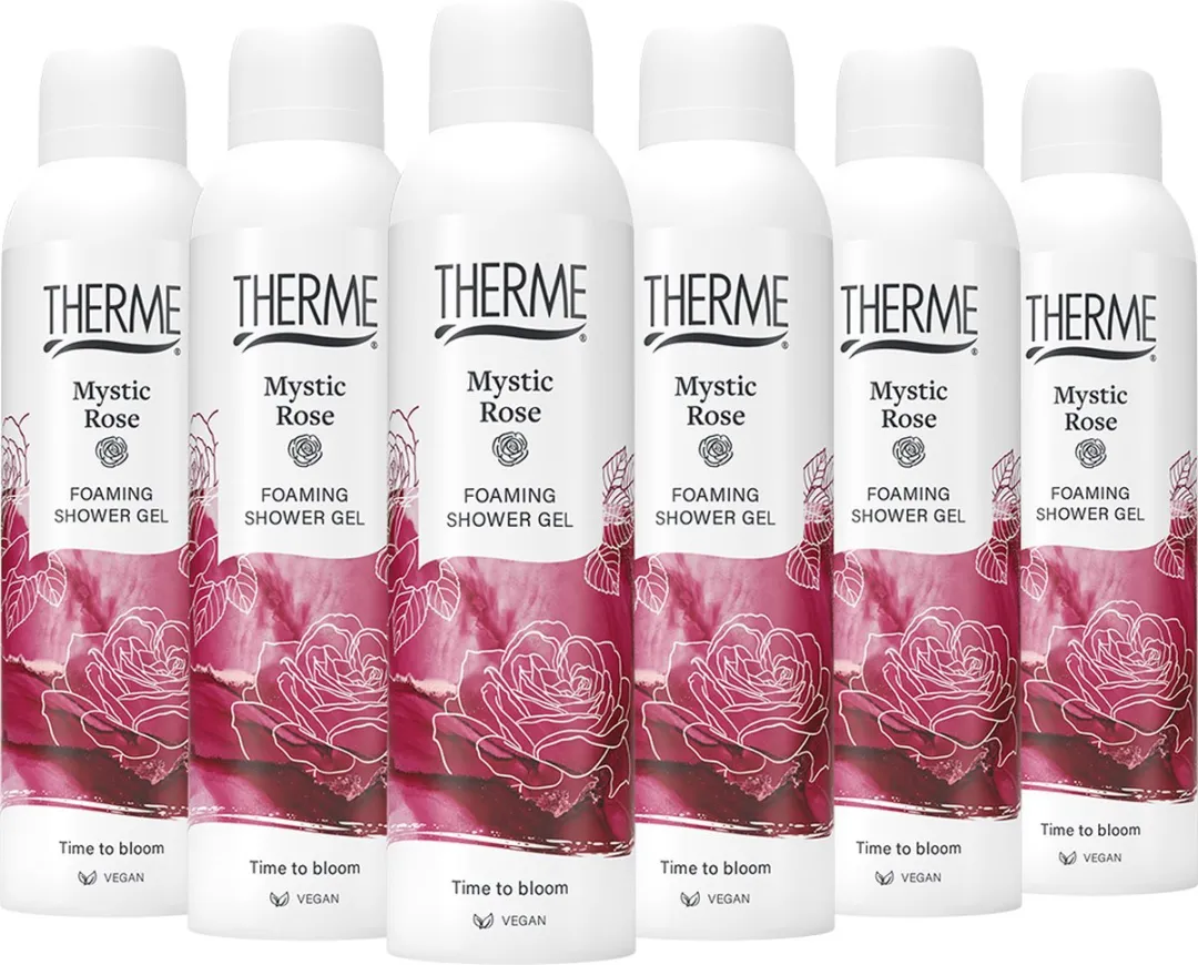 Therme Mystic Rose Douchegel - 6x200ml