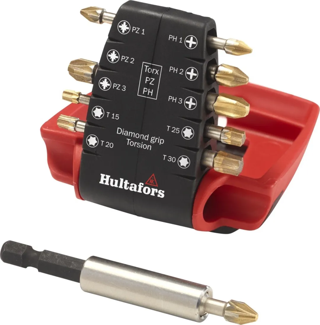 Hultafors Torsion Diamond Bitset HU448715 - Torx/PH - 10 Stuks - afbeelding 6 van 6