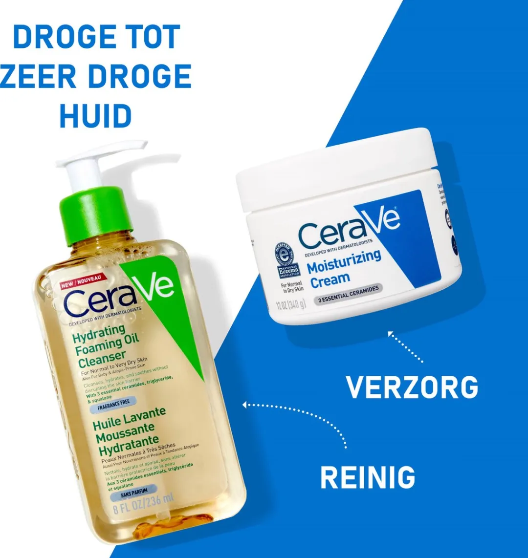 CeraVe Hydraterende Schuimende Reinigingsolie 473ml