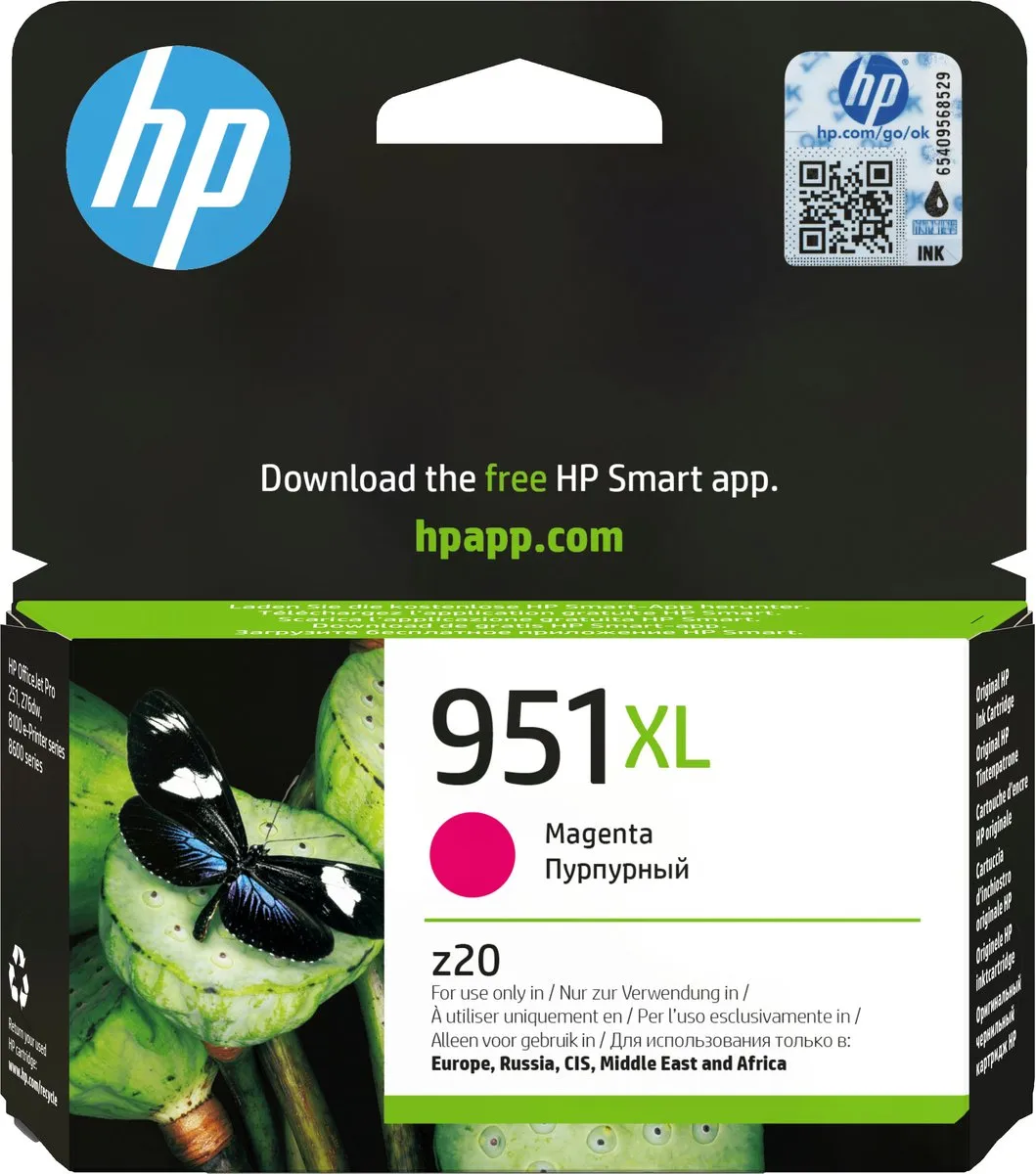HP 951XL Magenta Inktcartridge - 17ml