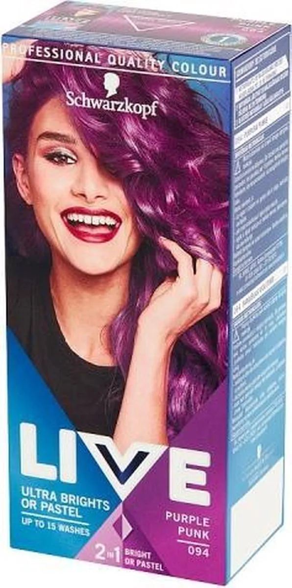 Schwarzkopf Live Ultra Brights 094 Purple Punk Haarverf 3ml