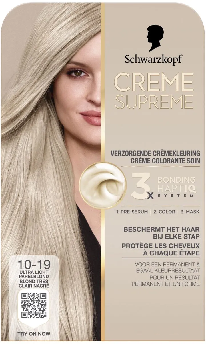 Schwarzkopf Creme Supreme 10-19 Haarverf - Grijs