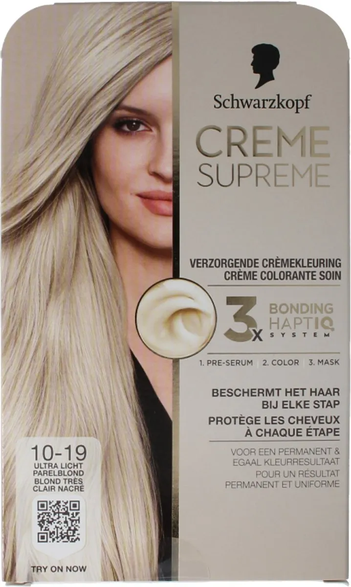 Schwarzkopf Creme Supreme 10-19 Haarverf - Grijs