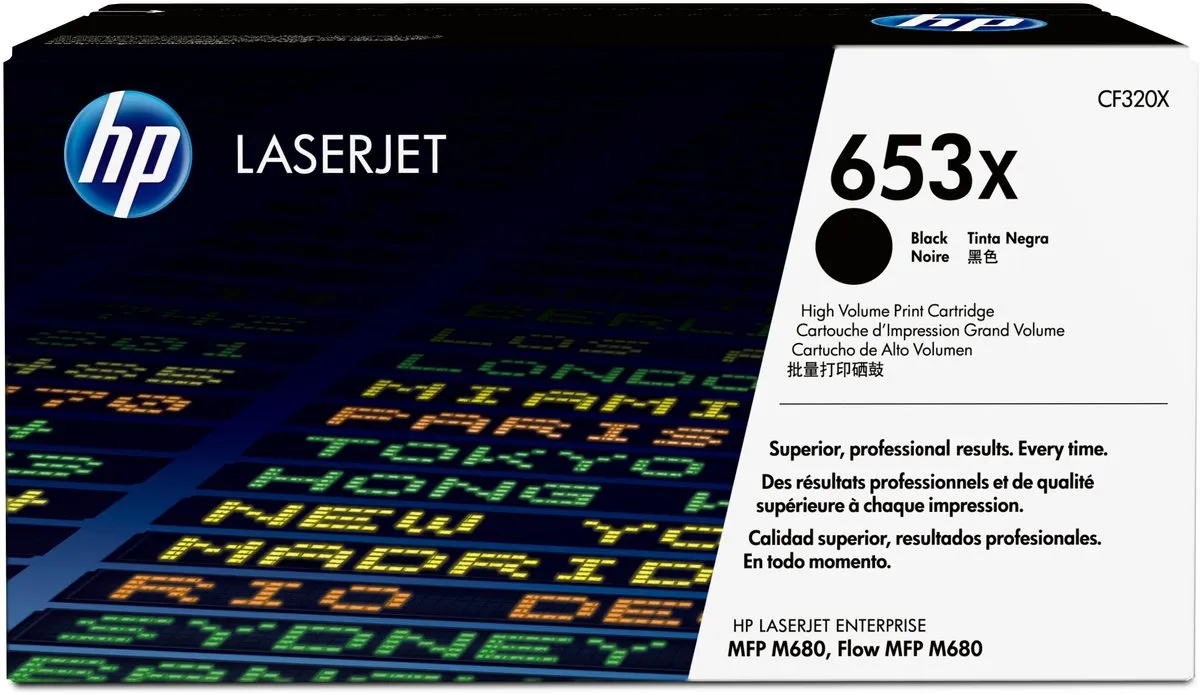 HP 653X Tonercartridge CF320X - Zwart - 21.000 pagina's