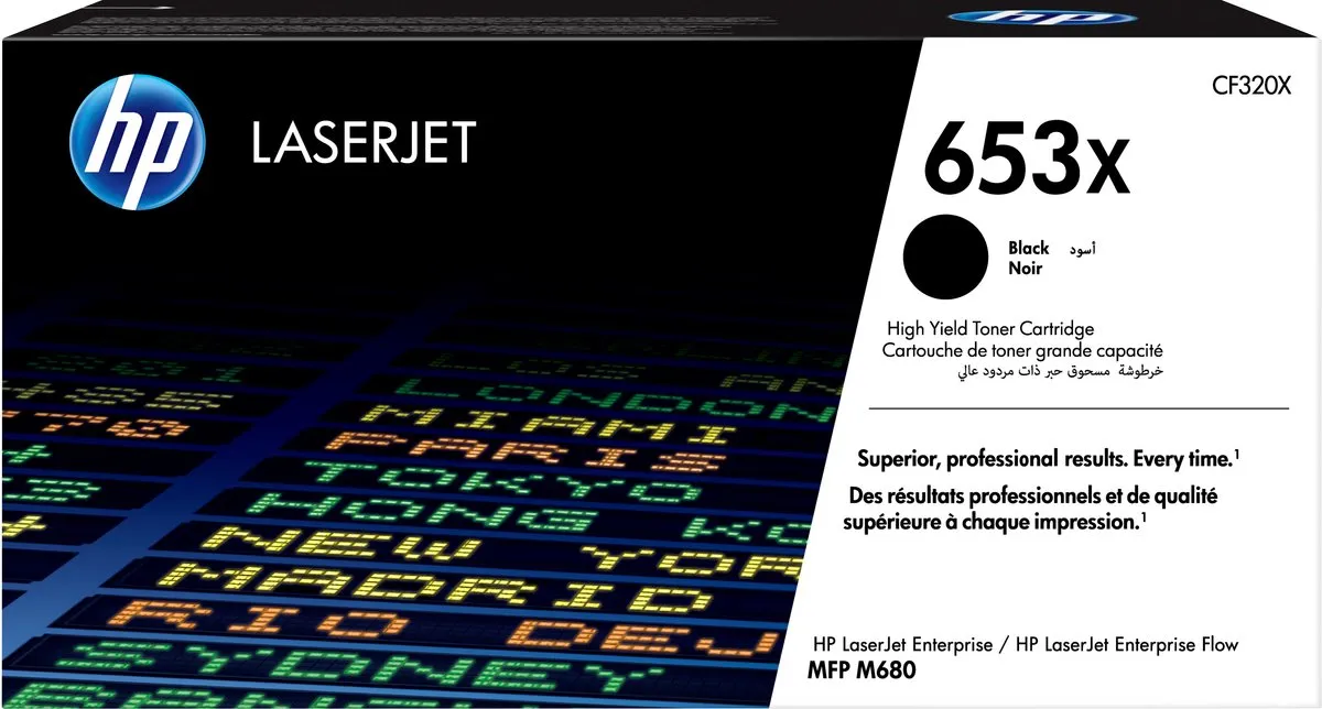 HP 653X Tonercartridge CF320X - Zwart - 21.000 pagina's