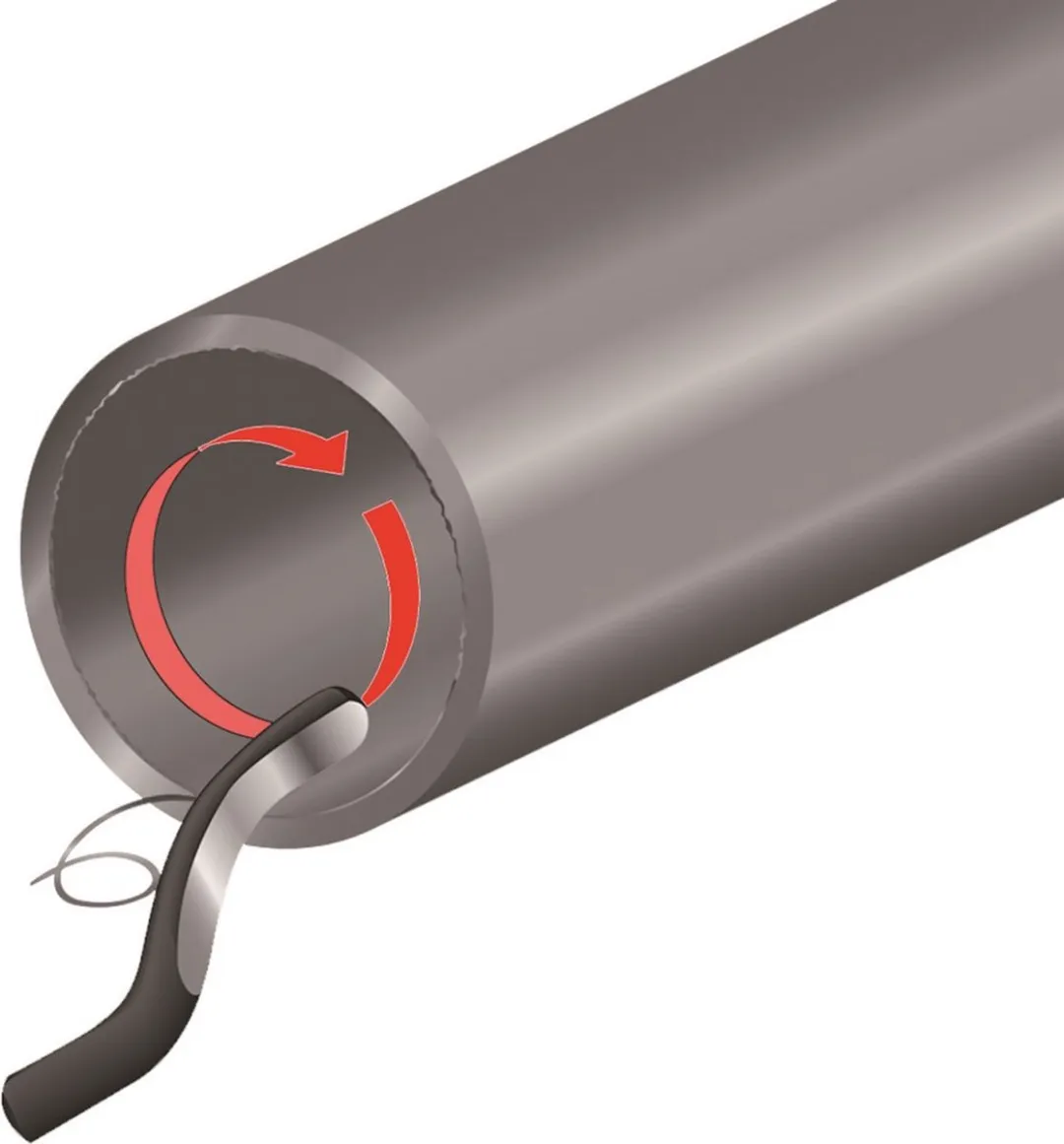 Bahco Pen Ontbramer 10x143mm Aluminium/HSS