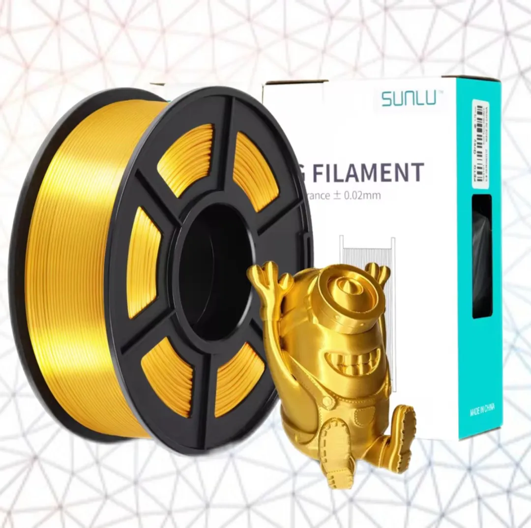 Sunlu PLA+ Silk 1.75mm Goud - 1kg
