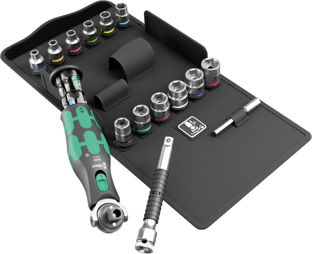 Wera 8009 05004284001 Dopsleutelset 1/4" 27-delig